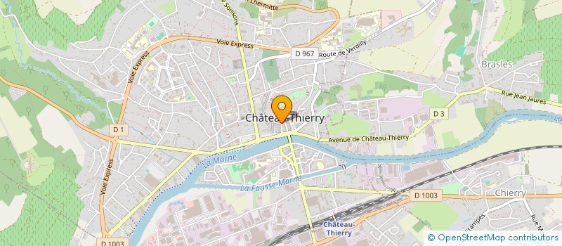 localisation de l'entreprise MONSIEUR JEAN-CLAUDE TOISON  CHATEAU-THIERRY