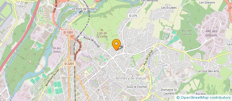 localisation de l'entreprise MONSIEUR JEAN-CLAUDE TRUDELLE à ANNECY