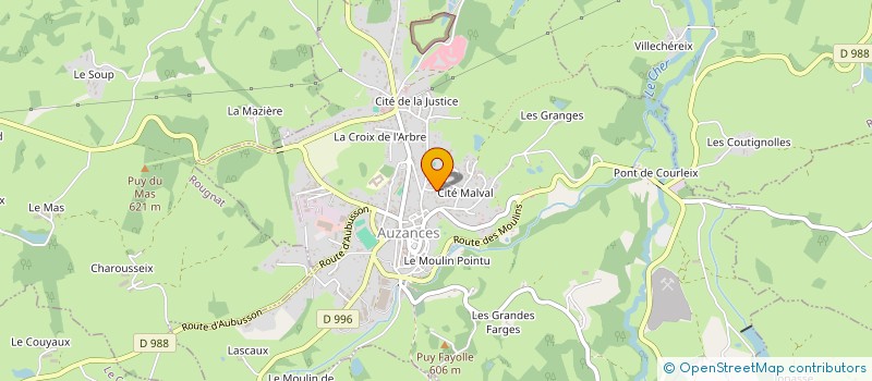localisation de l'entreprise MONSIEUR JEAN CLAUDE TRUFFY  AUZANCES