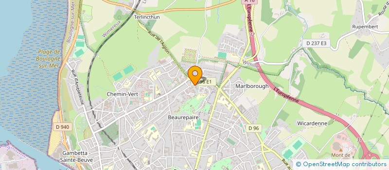 localisation de l'entreprise MONSIEUR JEAN-CLAUDE TRUPIN  BOULOGNE-SUR-MER