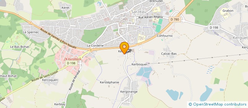 localisation de l'entreprise MONSIEUR JEAN-CLAUDE TUAL  SARZEAU