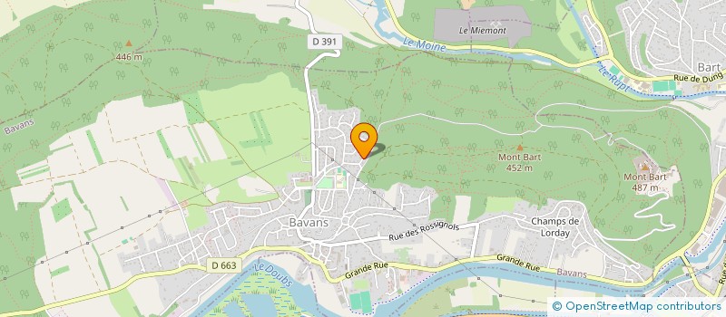 localisation de l'entreprise MONSIEUR JEAN-CLAUDE TYRODE  BAVANS