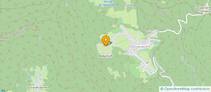 localisation de l'entreprise MONSIEUR JEAN-CLAUDE UHL  THANNENKIRCH