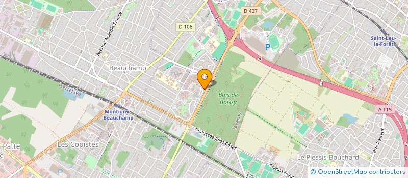 localisation de l'entreprise MONSIEUR JEAN CLAUDE URIAN à TAVERNY