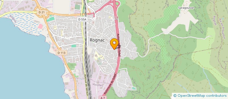 localisation de l'entreprise MONSIEUR JEAN-CLAUDE USSEGLIO-TOMASET  ROGNAC