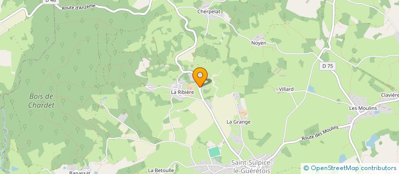 localisation de l'entreprise MONSIEUR JEAN-CLAUDE VALERY à SAINT-SULPICE-LE-GUERETOIS