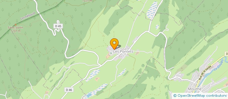 localisation de l'entreprise MONSIEUR JEAN CLAUDE VANHILLE  LES PONTETS