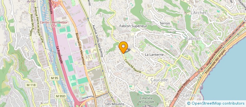 localisation de l'entreprise MONSIEUR JEAN CLAUDE VANPEE à NICE