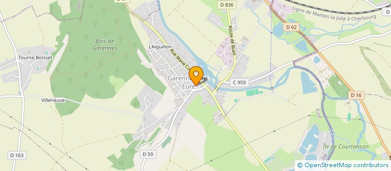 localisation de l'entreprise MONSIEUR JEAN-CLAUDE VAUDORE à GARENNES-SUR-EURE
