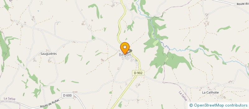 localisation de l'entreprise MONSIEUR JEAN-CLAUDE VAYSSETTES  LA SELVE