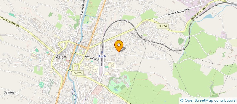 localisation de l'entreprise MONSIEUR JEAN-CLAUDE VENICA  AUCH