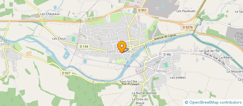 localisation de l'entreprise MONSIEUR JEAN-CLAUDE VERNEAU à SAINT-GAULTIER