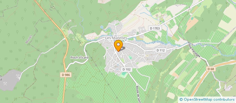 localisation de l'entreprise MONSIEUR JEAN - CLAUDE VETIER  LES MATELLES