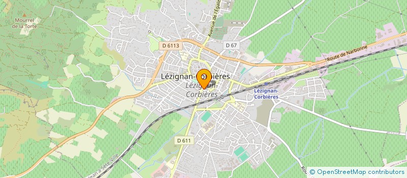 localisation de l'entreprise MONSIEUR JEAN CLAUDE VIEU  LEZIGNAN-CORBIERES