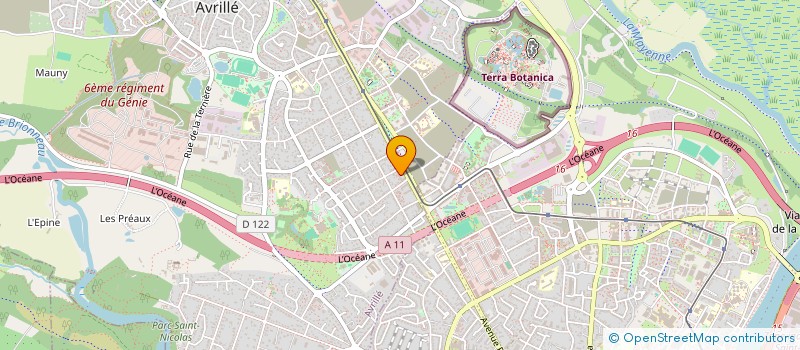 localisation de l'entreprise MONSIEUR JEAN-CLAUDE VILAINE  AVRILLE