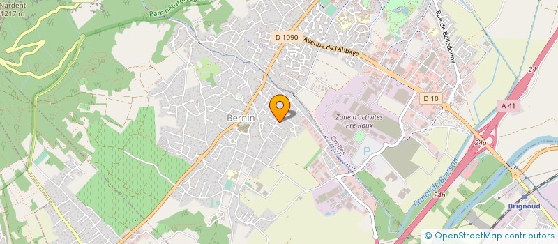 localisation de l'entreprise MONSIEUR JEAN CLAUDE VINCENT  BERNIN