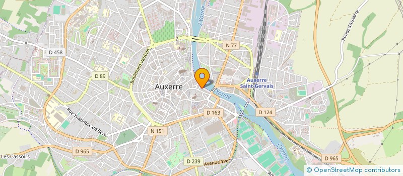 localisation de l'entreprise MONSIEUR JEAN-CLAUDE VINOT à AUXERRE