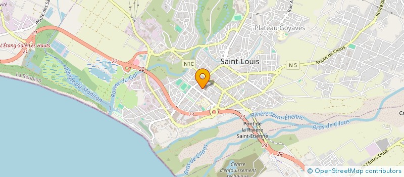 localisation de l'entreprise MONSIEUR JEAN CLAUDE VIRAYE à SAINT-LOUIS