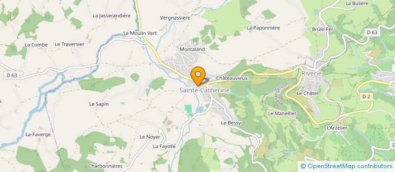 localisation de l'entreprise MONSIEUR JEAN-CLAUDE VIRICEL  SAINTE-CATHERINE