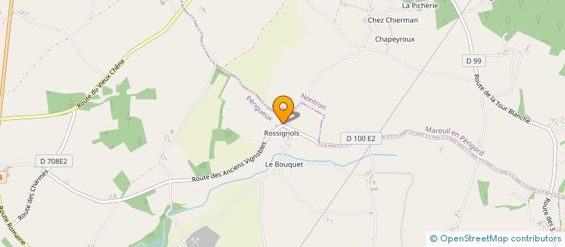 localisation de l'entreprise MONSIEUR JEAN-CLAUDE VIROULAUD  NANTEUIL-AURIAC-DE-BOURZAC