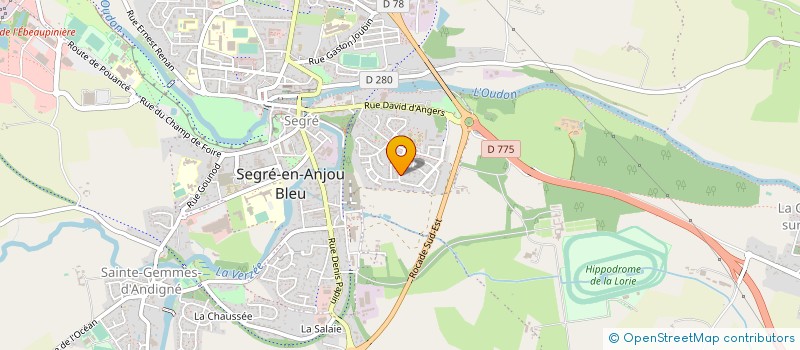 localisation de l'entreprise MONSIEUR JEAN-CLAUDE VOISINE à SEGRE-EN-ANJOU BLEU