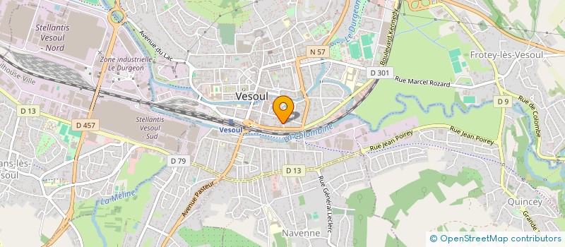 localisation de l'entreprise MONSIEUR JEAN-CLAUDE VOURIOT à VESOUL