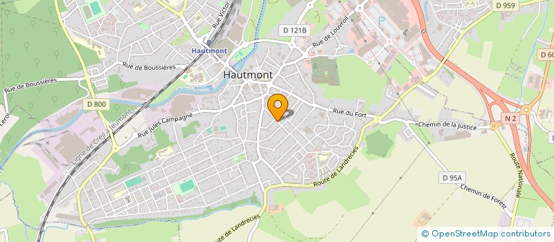 localisation de l'entreprise MONSIEUR JEAN-CLAUDE WEX  HAUTMONT