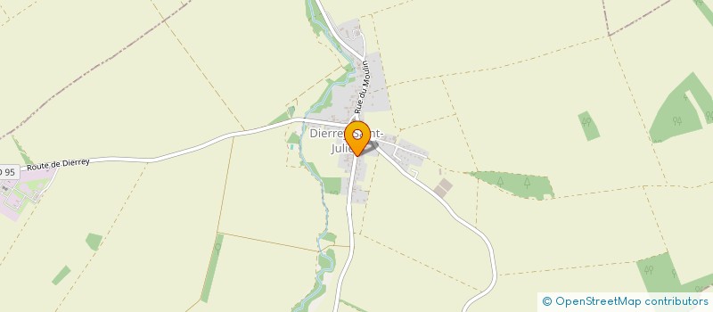 localisation de l'entreprise MONSIEUR JEAN-CLAUDE WOLMANN  DIERREY-SAINT-JULIEN
