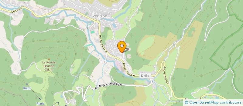 localisation de l'entreprise MONSIEUR JEAN-CLAUDE XOLIN  VENTRON