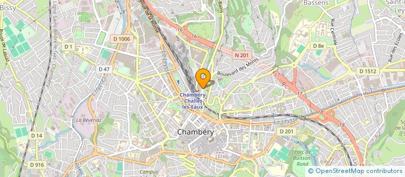 localisation de l'entreprise MONSIEUR JEAN-CLAUDE ZAMPIN  CHAMBERY