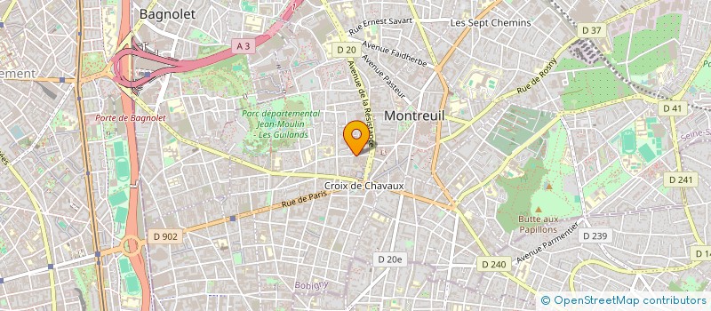 localisation de l'entreprise MONSIEUR JEAN-CLAUDE ZEMMOUR à MONTREUIL