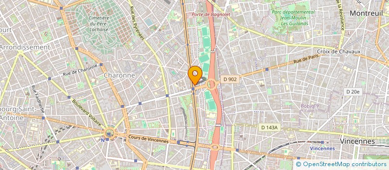 localisation de l'entreprise MONSIEUR JEAN-CLAUDE ZINSOU DIT MULTERER  PARIS