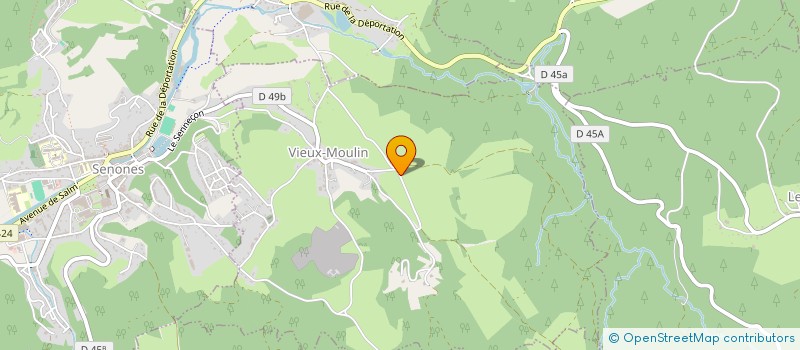 localisation de l'entreprise MONSIEUR JEAN CLAUDEL  VIEUX-MOULIN