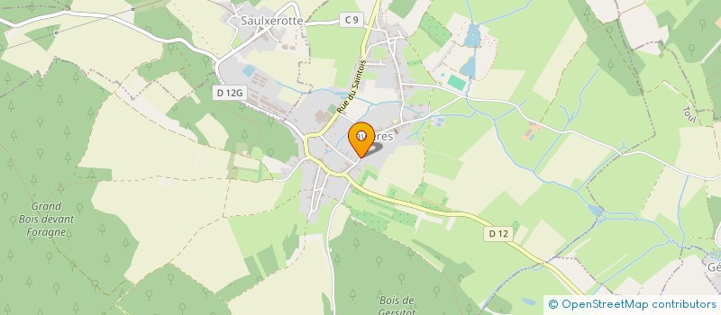 localisation de l'entreprise MONSIEUR JEAN CLAUDEL  FAVIERES