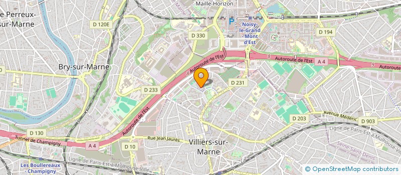 localisation de l'entreprise MONSIEUR JEAN CLAUDY MARSEILLE  VILLIERS-SUR-MARNE