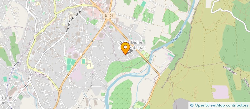 localisation de l'entreprise MONSIEUR JEAN CLAUZIER  SAINT-DIDIER-SOUS-AUBENAS