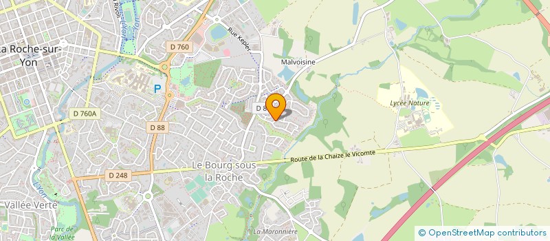 localisation de l'entreprise MONSIEUR JEAN CLAVELOUX à LA ROCHE-SUR-YON