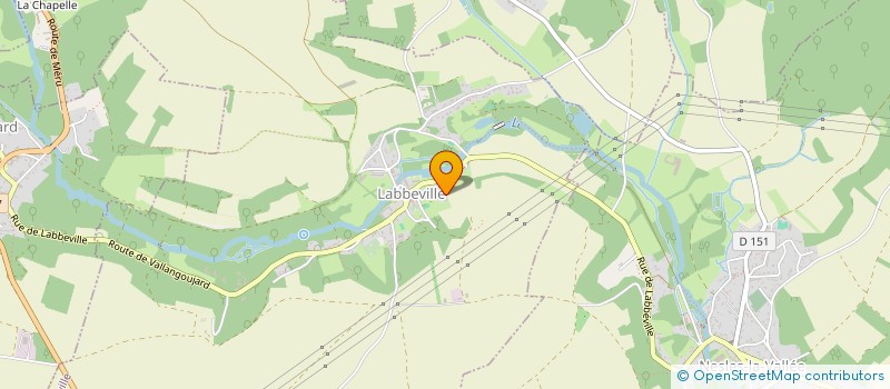 localisation de l'entreprise MONSIEUR JEAN CLAVERIE  NESLES-LA-VALLEE