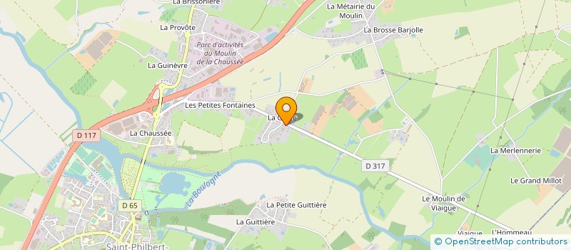 localisation de l'entreprise MONSIEUR JEAN CLAVIER  SAINT-PHILBERT-DE-GRAND-LIEU