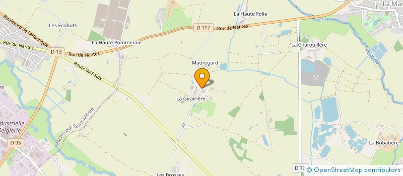 localisation de l'entreprise MONSIEUR JEAN CLAVIER  PAULX