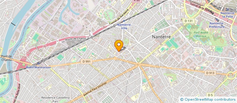 localisation de l'entreprise MONSIEUR JEAN CLAVILIER  NANTERRE