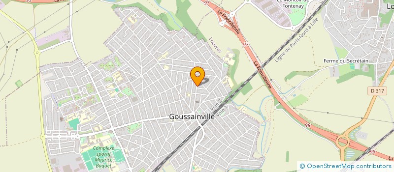 localisation de l'entreprise MONSIEUR JEAN CLAVIUS  GOUSSAINVILLE