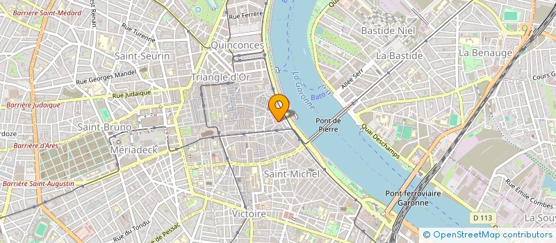 localisation de l'entreprise MONSIEUR JEAN CLEAUD  BORDEAUX