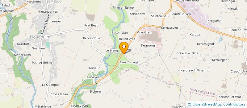 localisation de l'entreprise MONSIEUR JEAN CLECH  SAINT-POL-DE-LEON