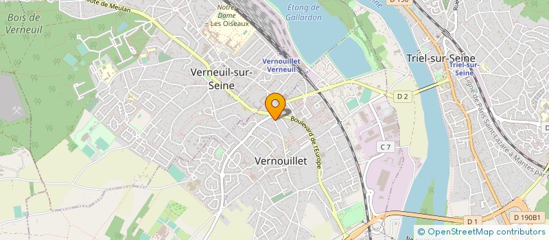 localisation de l'entreprise MONSIEUR JEAN CLEDAT à VERNOUILLET