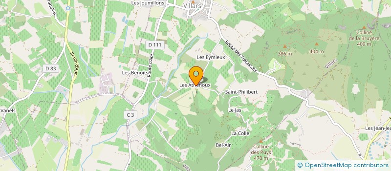 localisation de l'entreprise MONSIEUR JEAN CLEMENT  VILLARS