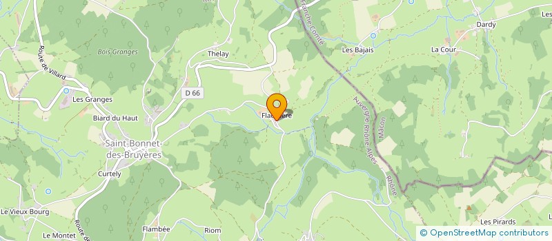 localisation de l'entreprise MONSIEUR JEAN CLEMENT  SAINT-BONNET-DES-BRUYERES