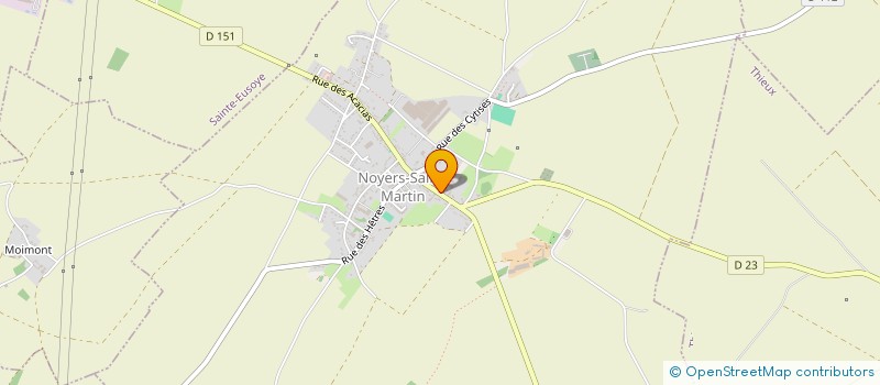 localisation de l'entreprise MONSIEUR JEAN CLEMENT  NOYERS-SAINT-MARTIN