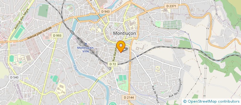 localisation de l'entreprise MONSIEUR JEAN CLEMENT à MONTLUCON