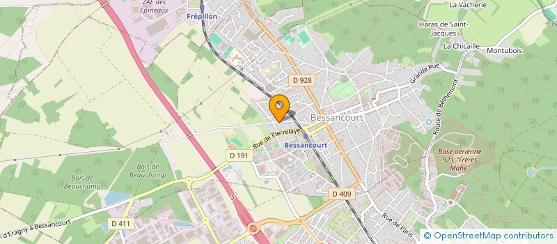 localisation de l'entreprise MONSIEUR JEAN CLEMENT  BESSANCOURT